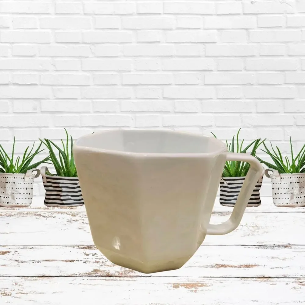 West Elm Geometric Porcelain Mugs